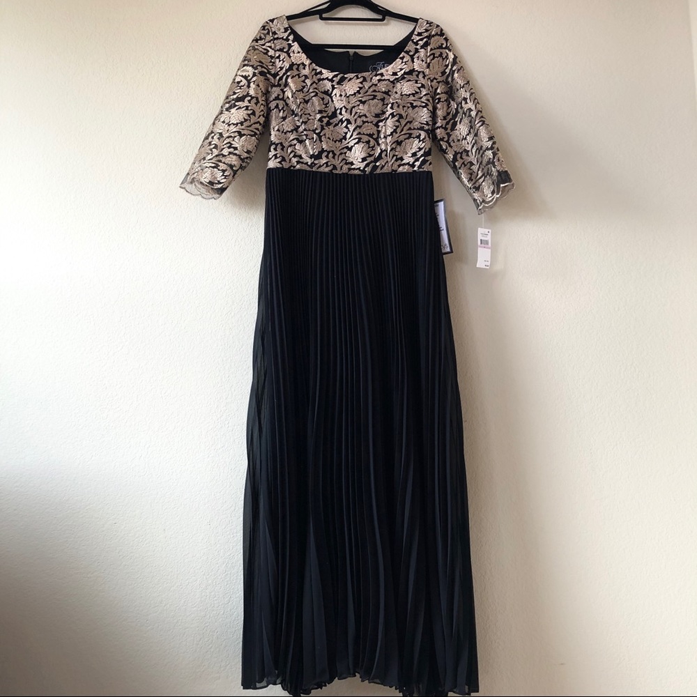 NWT! Alex Evenings Embroidered Long Gown Dress 6 - Picture 3 of 6